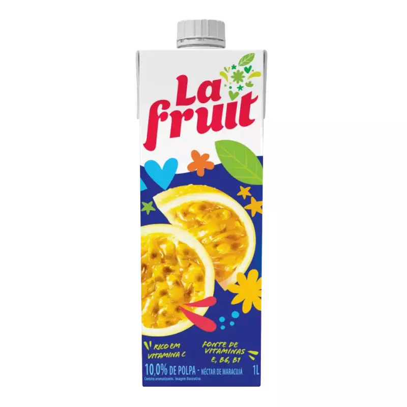 Suco lafruit maracujá 1l