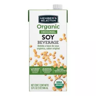 Leche de soya orgánica