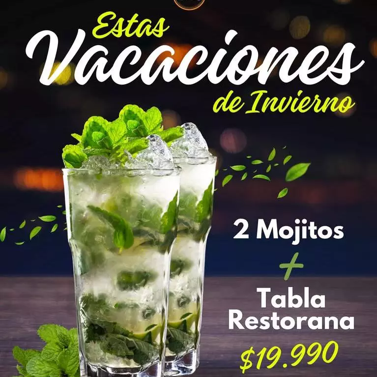 Promo tabla restorana + 2 mojitos