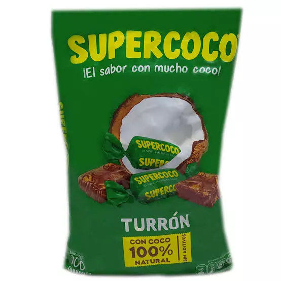TURRON SUPERCOCO X 100 UNID