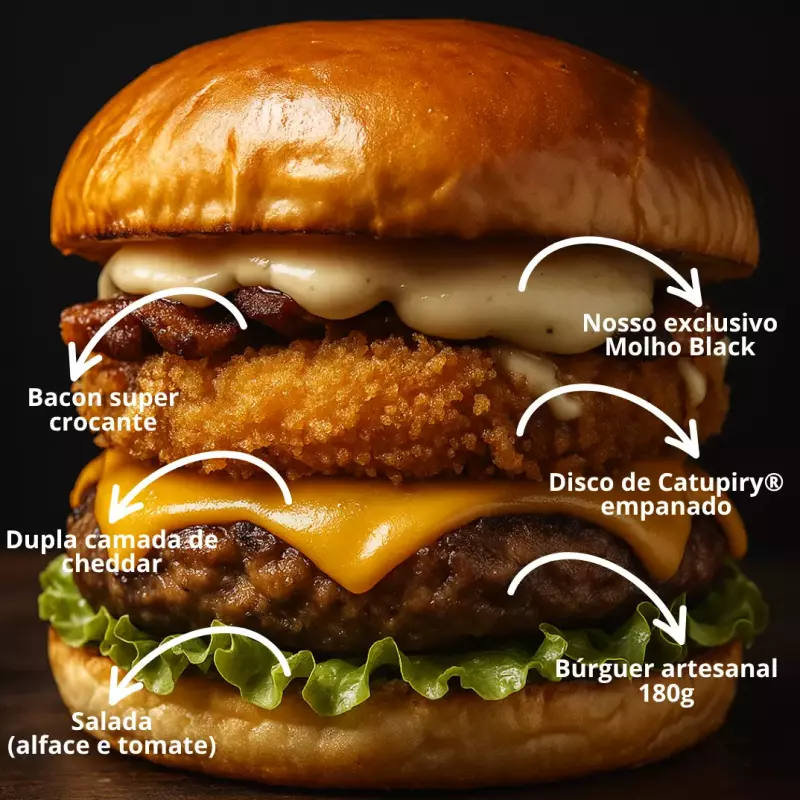 Nº 40 - Poderoso Black 🍔⚡️