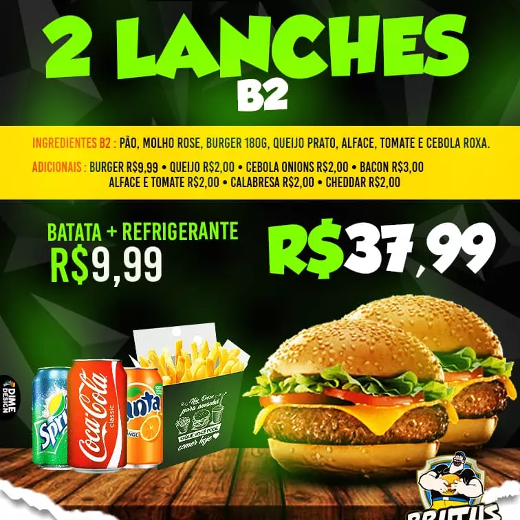 2 Lanches B2