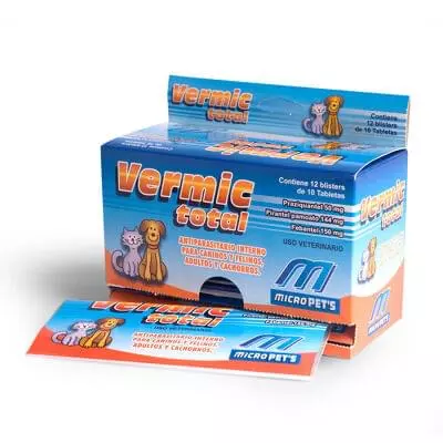Vermic Total/ Por Blíster 12 USD