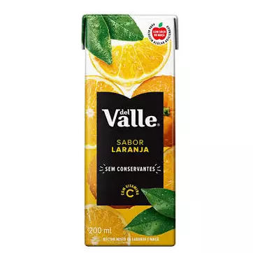 SUCO DELL VALE LARANJA 200ML