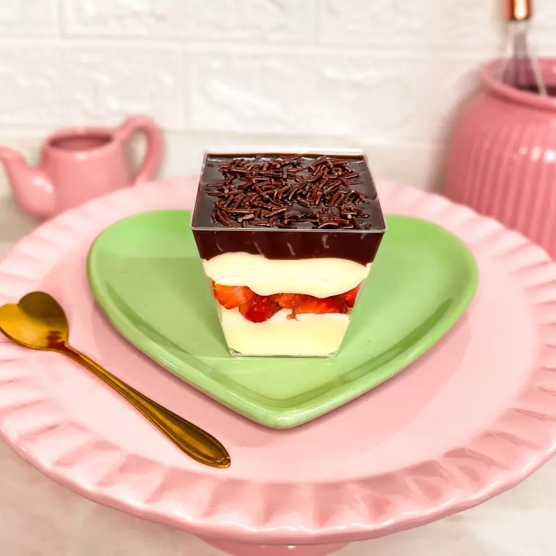 Mini bombom de morango