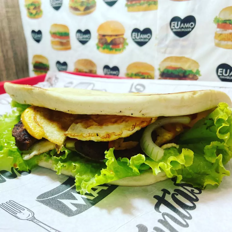 EGGS BURGUER PAO ÁRABE