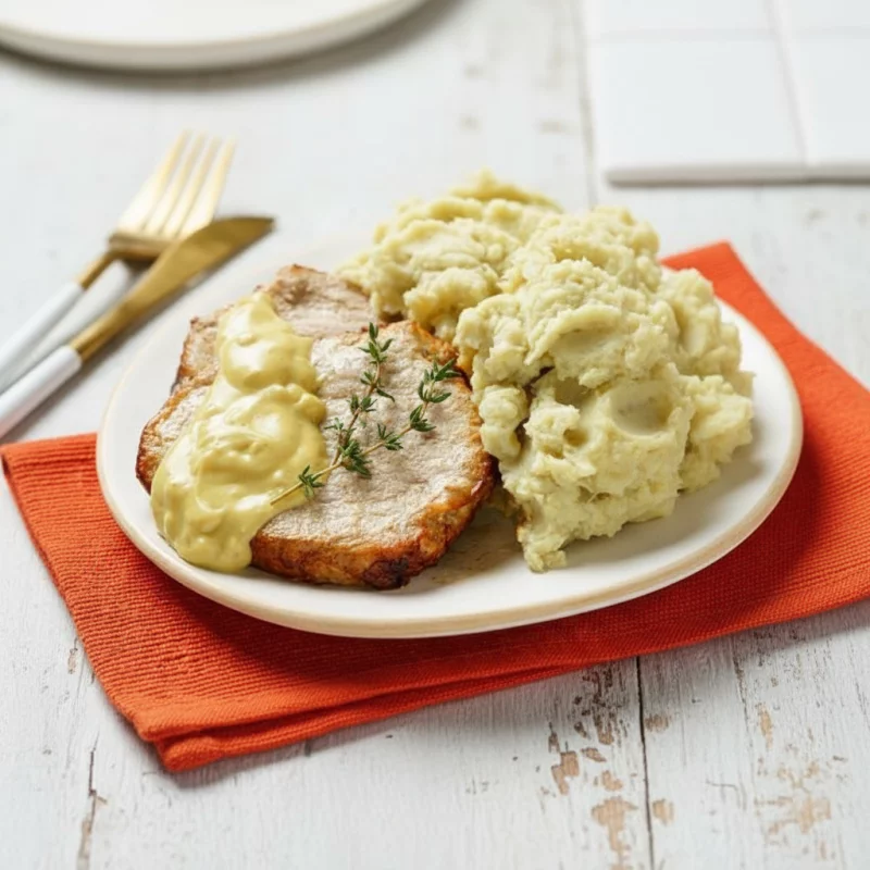 Carre con salsa de Mostaza y Miel