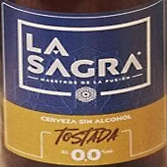 Cerveza La Sagra 0,0 Tostada 33 cl.