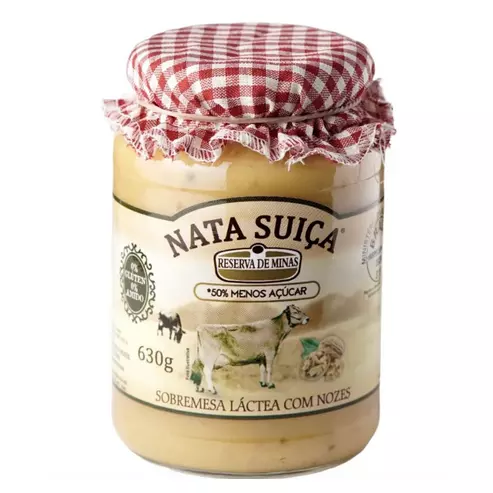 Doce de Nata Suíça com Nozes 630g