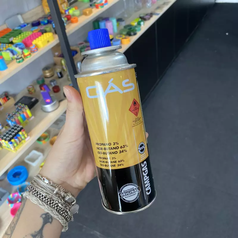 Gás p/ maçarico culinário