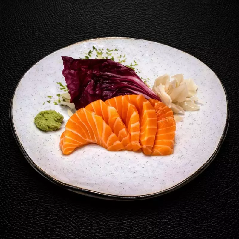 Sashimi de salmão