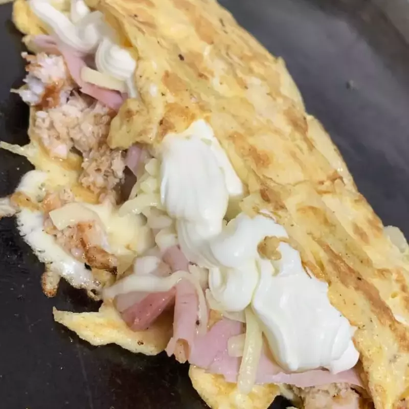 Omelete especial + Coca lata