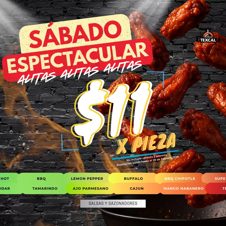 Promo Alitas $11 x pza