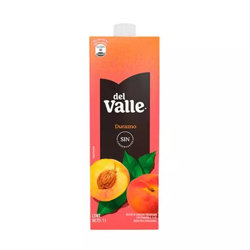 JUGO DELL VALLE DURAZNO 1LITRO