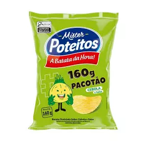 BATATA MR POTEITOS CEBOLA SALSA 160G