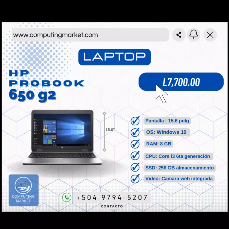 Laptop HP Probook 650 G2