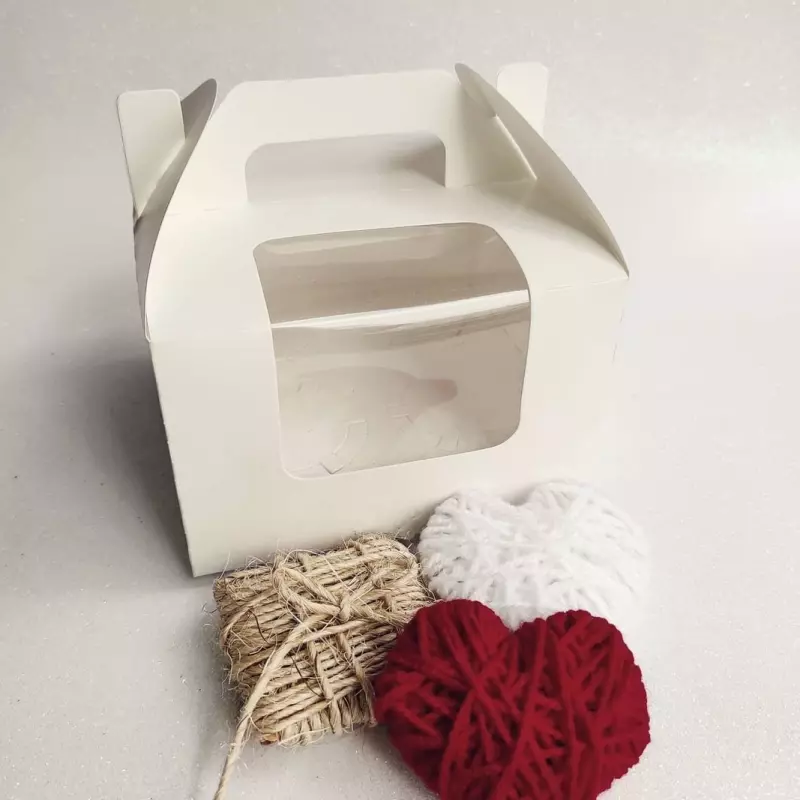 Lonchera #4 Blanca Con Acetato