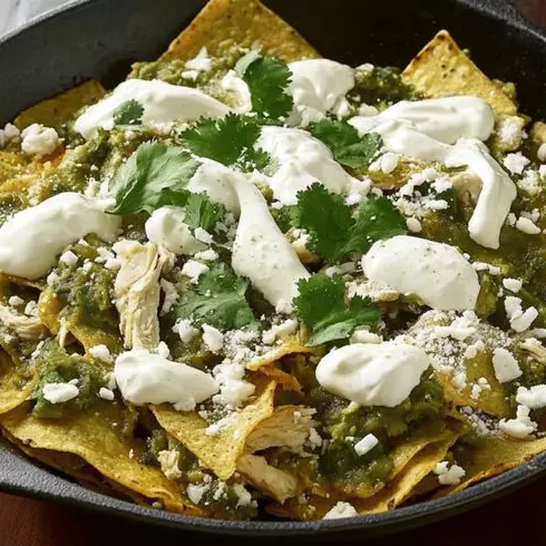 Chilaquiles poblanos