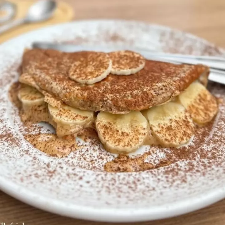 Panqueca fit de banana