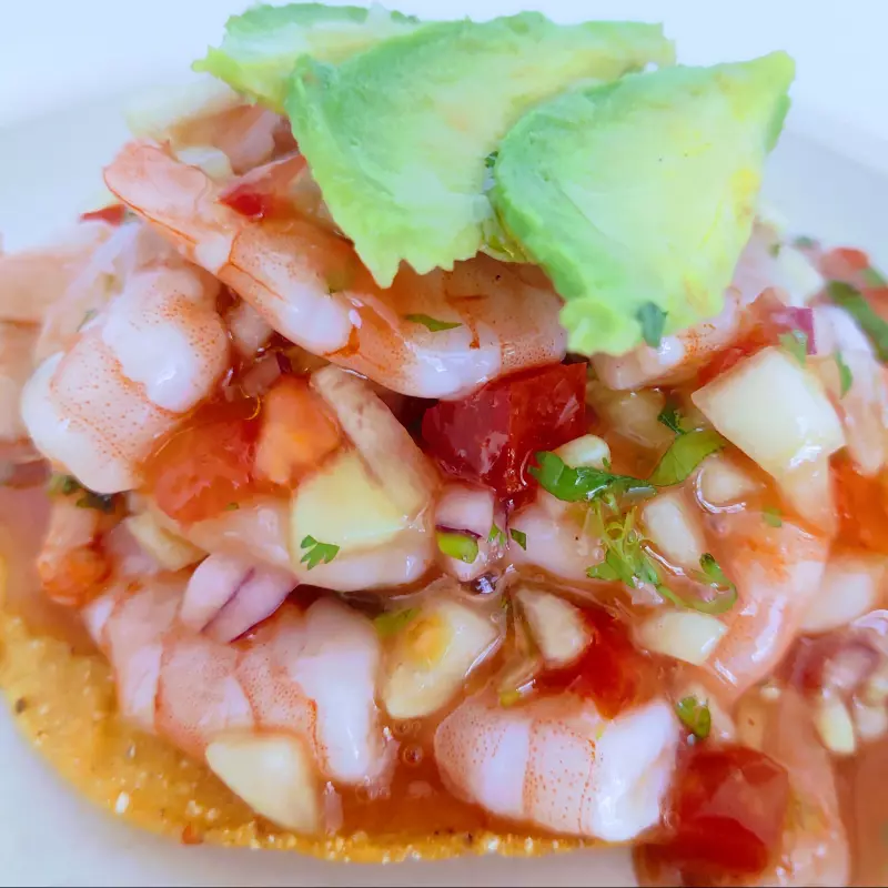 TOSTADA DE CAMARÓN