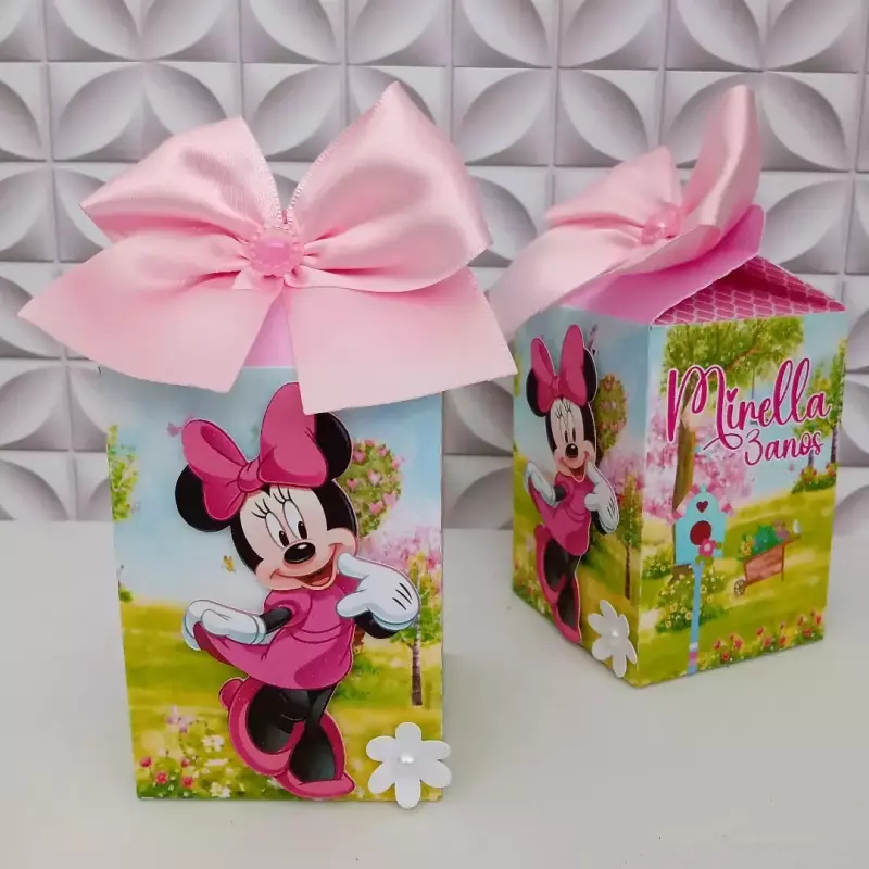 15 caixas Milks - Minie rosa