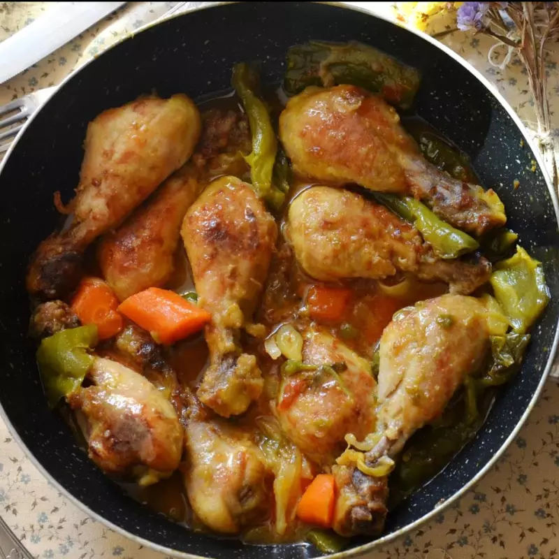 Pollo Arvejado