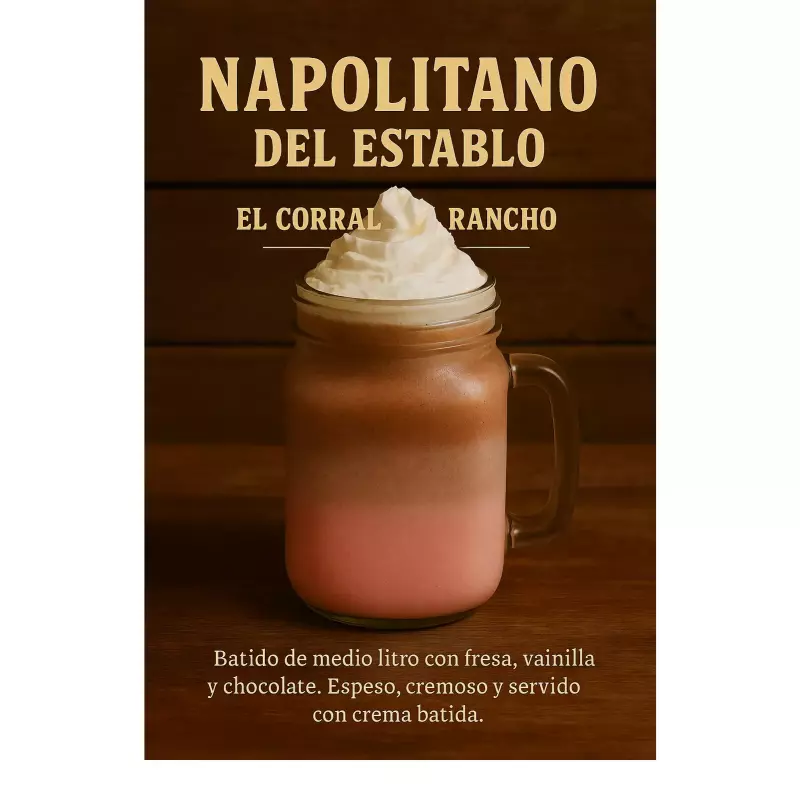 🍓🍫🥛 Napolitano a la Antigua