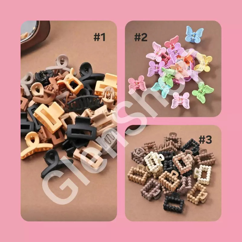 Set 20 minipinzas de cabello