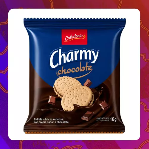 Display Charmy Galleta Chocolate 16g