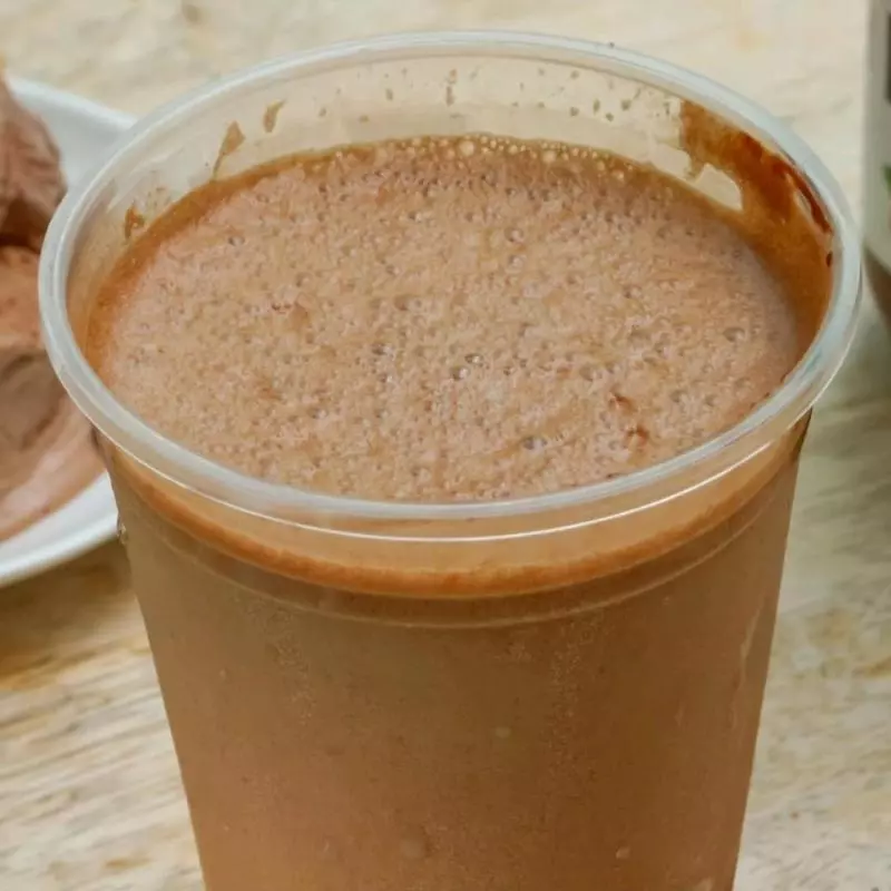 Malteada de chocolate