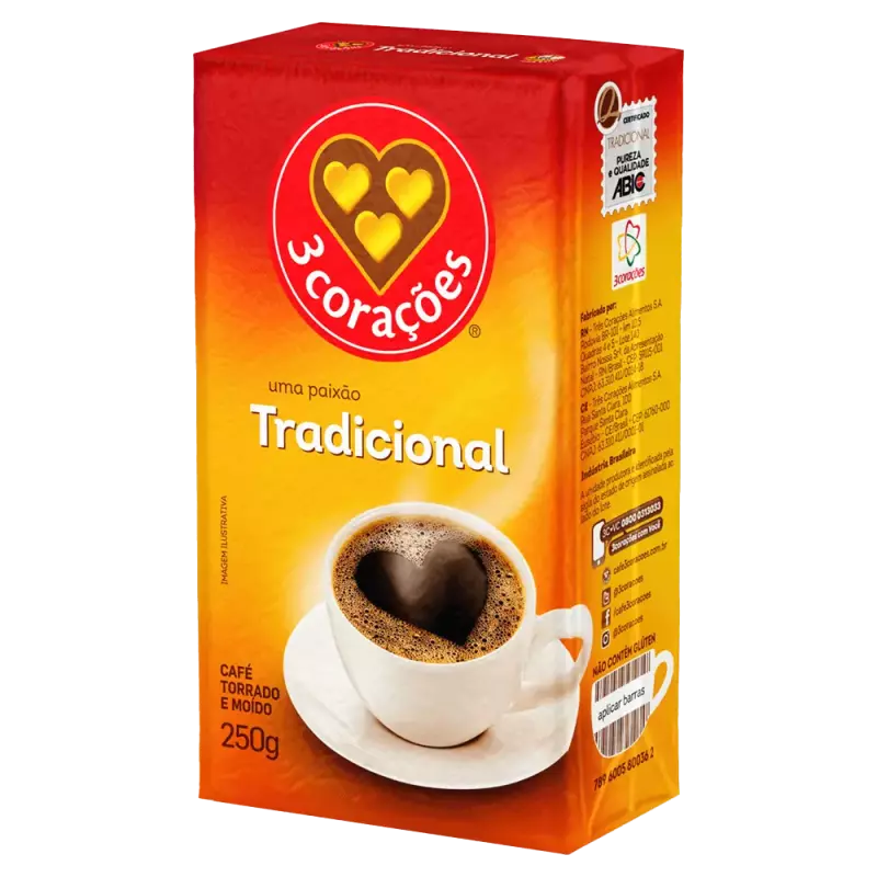 CAFÉ 3 CORAÇÕES 250G
