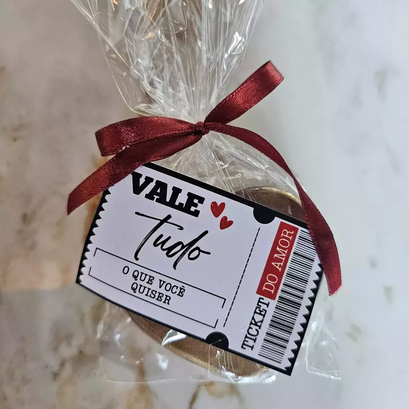 Pão de Mel Coração com Vale-tudo