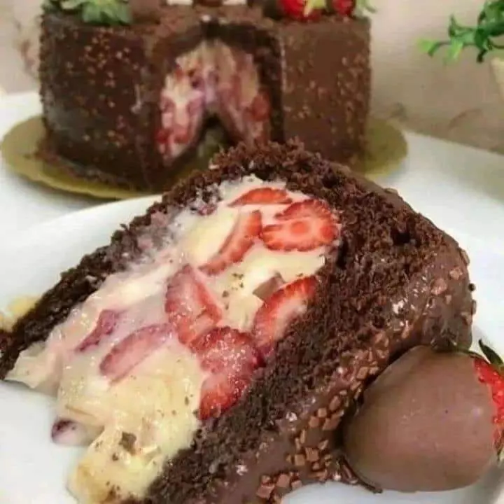 Torta Feitiço de morango