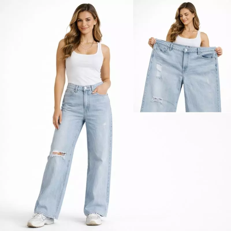 Jeans Palazzo Jeshua Ice Flow 1968