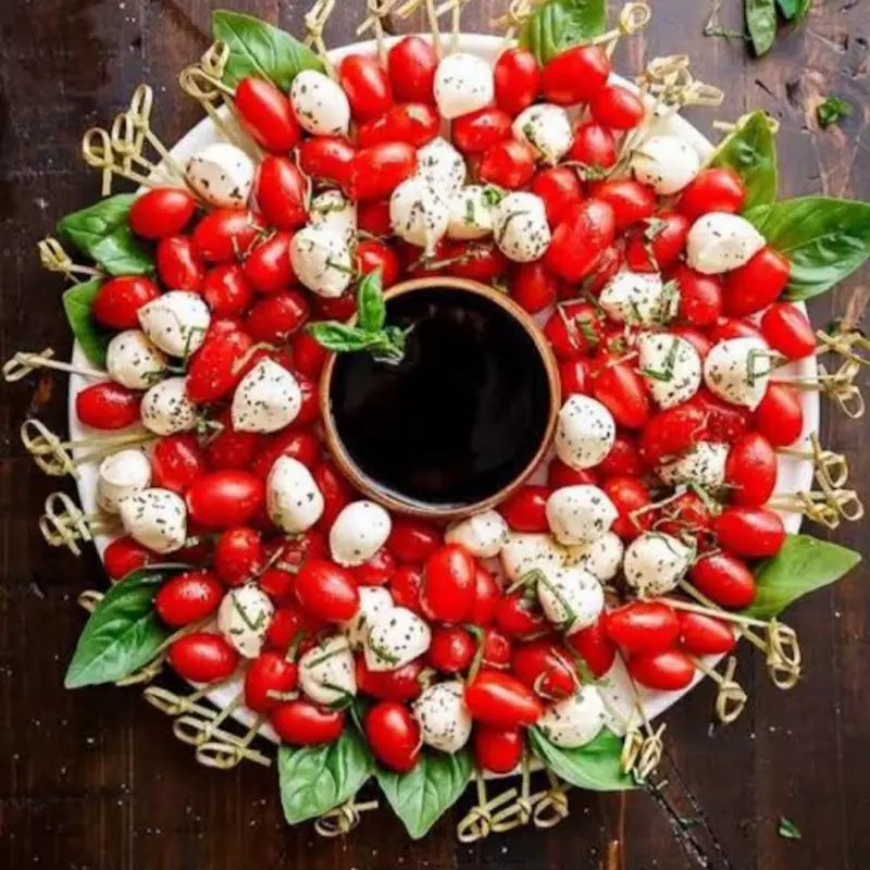 Guirlanda mussarela de búfala