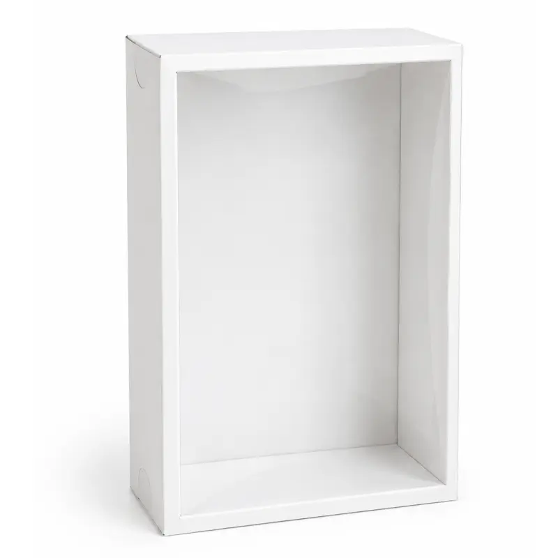 Caja doble pared grande blanca