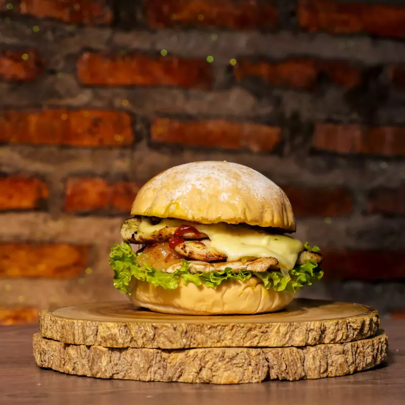 hamburguesa Doble pollo