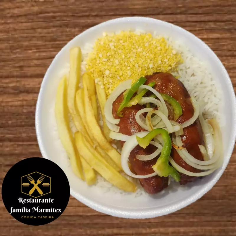 Toscana com cebola e pimentão