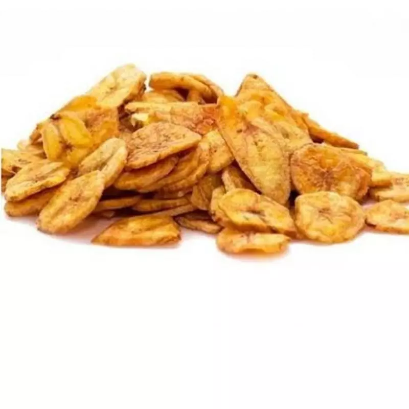 Banana chips salgada redonda (Verde)