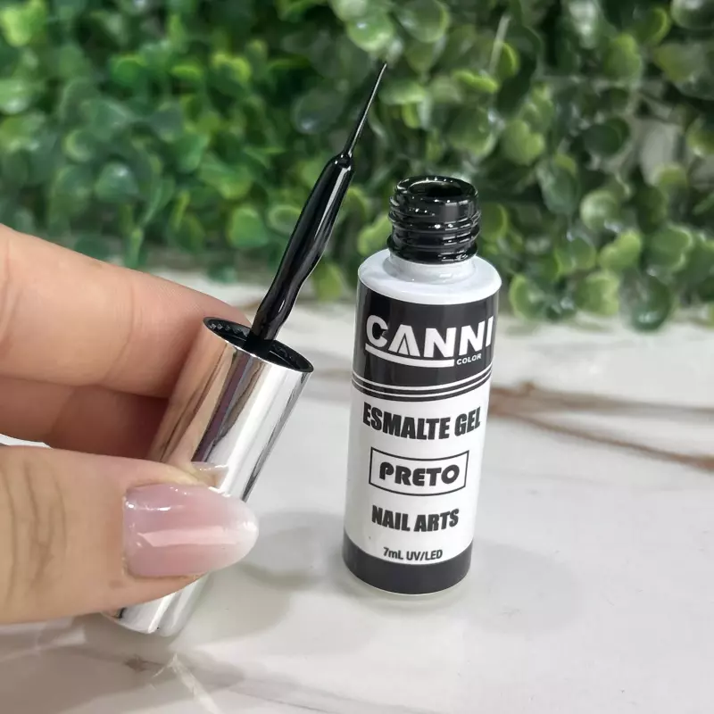 Esm.Gel Ponta Fina Canni Preto