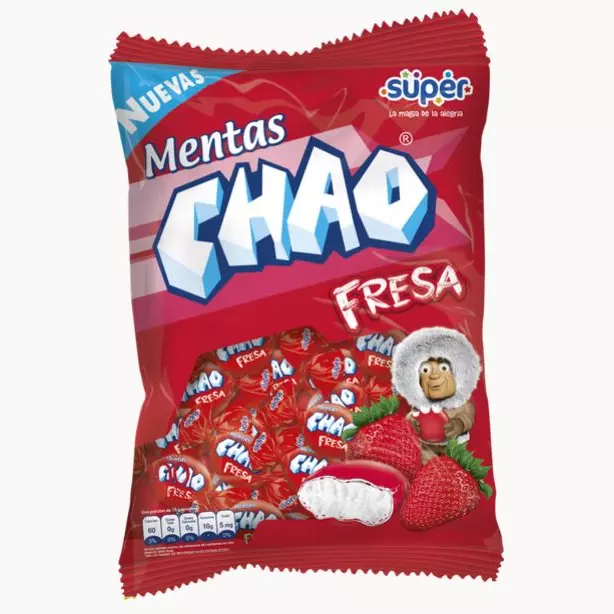 Caramelos Chao de fresa