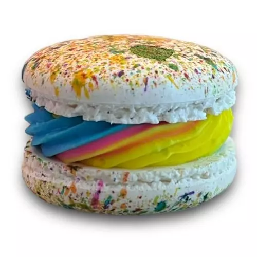Macaron Carnavalero Sabor Vainilla