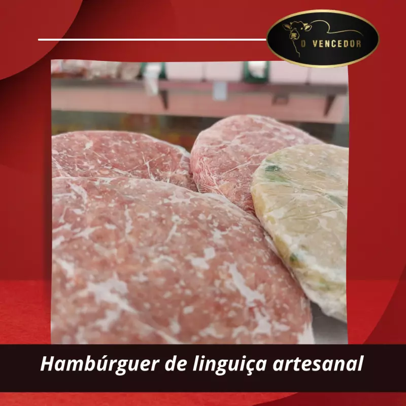 Hambúrguer de linguiça  120g Un.