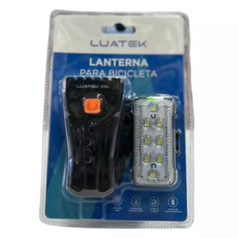 KIT LANTERNA DE BIKE LUATEK LK-086