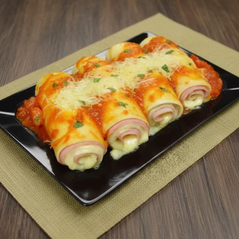 CANNELLONI DE PRESUNTO E QUEIJO