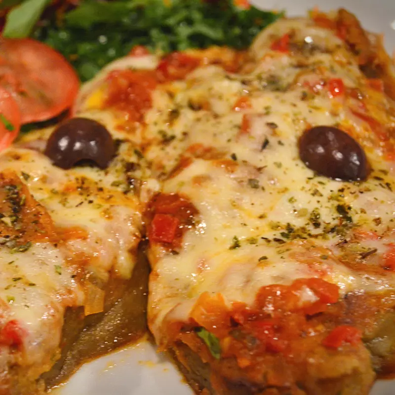 Berinjela a parmegiana