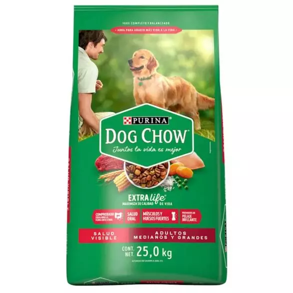 Croqueta Dog Chow Adulto 25kg + 3kg