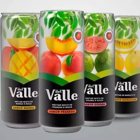 Sucos Del Valle e água mineral