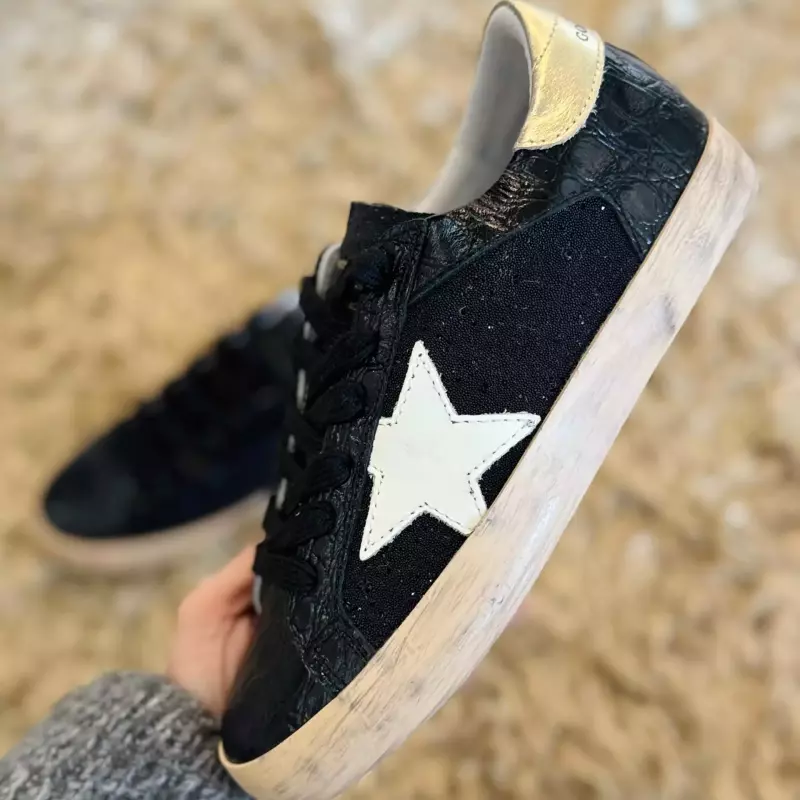 TENIS GOLDEN GOOSE BLACK, WHITE STAR
