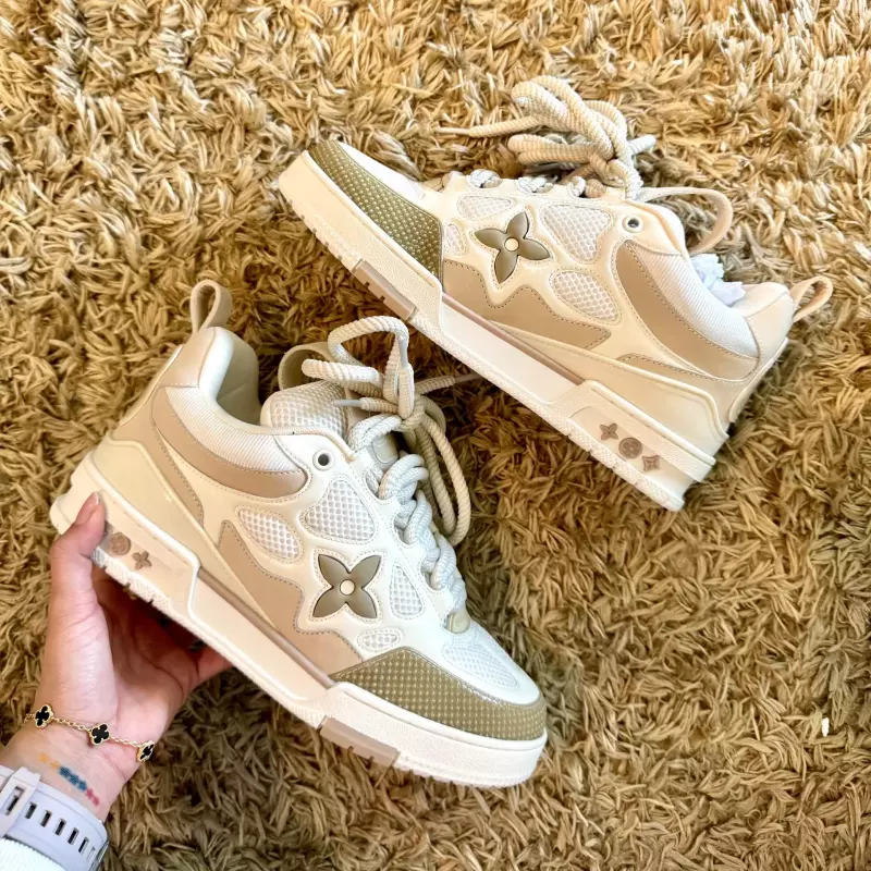 TENIS LOUIS VUITTON SKATE BEIGE